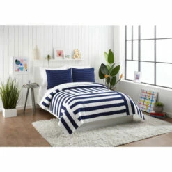 Best Sale 🤩 Carson Carrington Intagan Stripe Full/Queen 3-piece Quilt Set 👍 -Carson Carrington Sales unnamed file 7574