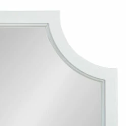 Deals ⌛ Carson Carrington Ulfhestra Full Length Framed Scallop Wall Mirror - 18x48 White 🌟 -Carson Carrington Sales unnamed file 761