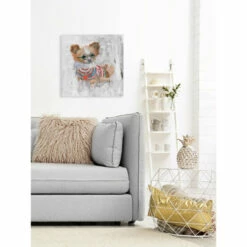 Best Sale ❤️ Carson Carrington Handmade Charming Chihuahua Print On Wrapped Canvas 🔥 -Carson Carrington Sales unnamed file 7671