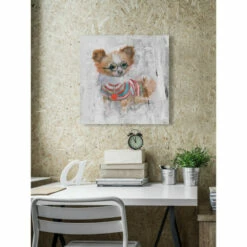 Best Sale ❤️ Carson Carrington Handmade Charming Chihuahua Print On Wrapped Canvas 🔥 -Carson Carrington Sales unnamed file 7672