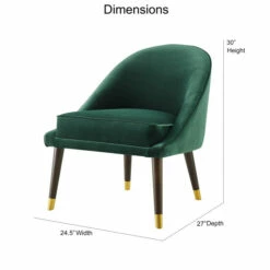 Coupon 👍 Carson Carrington Almeria Velvet Mid-Century Accent Chair Navy Blue ✔️ -Carson Carrington Sales unnamed file 7708