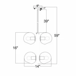 Discount ⌛ Carson Carrington Ygsbo 4-Light Clear Glass Black Pendant Lamp 🧨 -Carson Carrington Sales unnamed file 7731