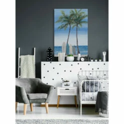 Cheap 🎉 Carson Carrington 'Surfboards On Tropical Beach' Painting Print On Wrapped Canvas 👍 -Carson Carrington Sales unnamed file 7749