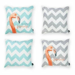 New ⭐ Carson Carrington Tropical Blue Chevron 18-inch Printed Throw Pillow Cover 😍 -Carson Carrington Sales unnamed file 7763