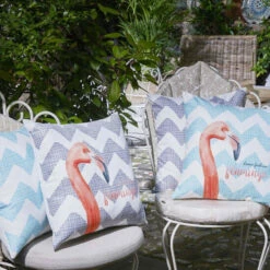 New ⭐ Carson Carrington Tropical Blue Chevron 18-inch Printed Throw Pillow Cover 😍 -Carson Carrington Sales unnamed file 7764