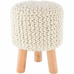 Top 10 👍 Carson Carrington Paijerim Bohemian Cotton And Wood Foot Stool Medium Gray 😀 -Carson Carrington Sales unnamed file 7773