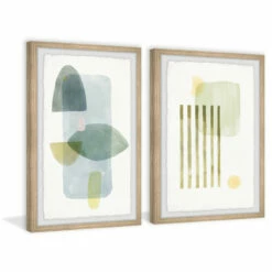 Best Sale 🔥 Carson Carrington Handmade Within The Boundaries Diptych Framed Painting Print 🤩