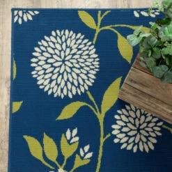 Best deal 🌟 Carson Carrington Forde Floral Indoor/ Outdoor Area Rug Blue/green ⌛ -Carson Carrington Sales unnamed file 782