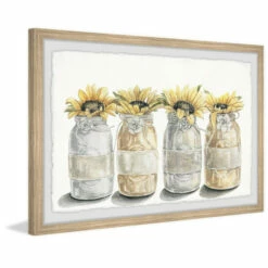 Deals ⌛ Carson Carrington Handmade Floral Bloom Arrangement Framed Print 🎁