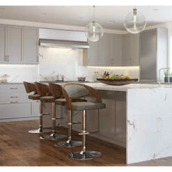 Cheapest 🔥 Carson Carrington Visby Adjustable Barstool With Swivel - N/A Brown Faux Leather 🥰 -Carson Carrington Sales unnamed file 7893