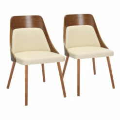 Deals 🔔 Carson Carrington Vallemala Mid-Century Chair - Set Of 2 Grey Fabric/natural Wood 👏 -Carson Carrington Sales unnamed file 7905