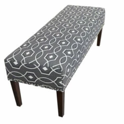 Best Sale 🥰 Carson Carrington Laggarudden Upholstered Living Room Nailhead Bench Smoke ⌛ -Carson Carrington Sales unnamed file 7931