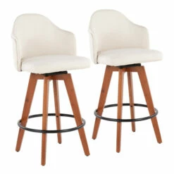 Best deal 👍 Carson Carrington Valsatra Fixed-Height Upholstered Counter Stool With Wood Legs (Set Of 2) Charcoal Fabric & Natural Wood ❤️ -Carson Carrington Sales unnamed file 7947