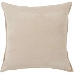 Best deal 💯 Carson Carrington Taserud Khaki Solid Chenille Throw Pillow (22" X 22") ⭐