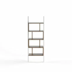 Hot Sale 🧨 Carson Carrington Lena 5-shelf Two-tone Bookshelf Display Stand ⌛ -Carson Carrington Sales unnamed file 7992