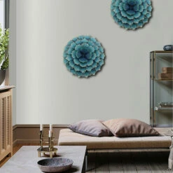 Wholesale 🧨 Carson Carrington Mjugg Teal Metal Flower Wall Art 🥰 -Carson Carrington Sales unnamed file 80