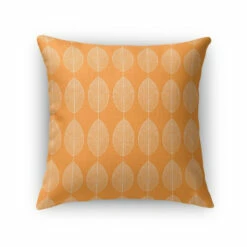 Wholesale 😉 Carson Carrington Ranarp Orange Decorative Accent Pillow 🥰