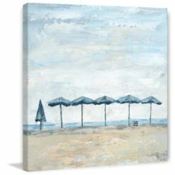 Best Pirce 🥰 Carson Carrington 'Umbrella Line' Painting Print On Wrapped Canvas 👏