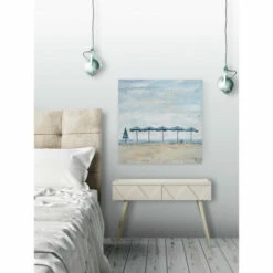 Best Pirce 🥰 Carson Carrington 'Umbrella Line' Painting Print On Wrapped Canvas 👏 -Carson Carrington Sales unnamed file 8017