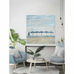 Best Pirce 🥰 Carson Carrington 'Umbrella Line' Painting Print On Wrapped Canvas 👏 -Carson Carrington Sales unnamed file 8018