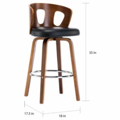 Best Pirce 🎉 Carson Carrington Gifvarp Black Faux Leather Counter Stool (Set Of 3) ⌛ -Carson Carrington Sales unnamed file 8048