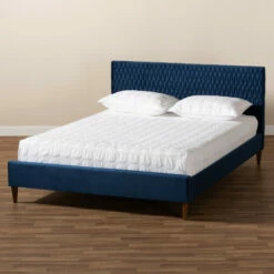 Coupon ⌛ Carson Carrington Ugglarpsdal Glamour Fabric Upholstered Bed ❤️ -Carson Carrington Sales unnamed file 8118
