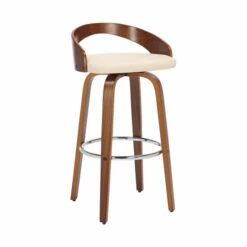 Budget 😍 Carson Carrington Solavagen Walnut Upholstered Wood Bar Stool Black 🎉 -Carson Carrington Sales unnamed file 814