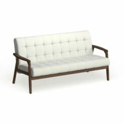 Top 10 โ๏ธ Carson Carrington Karkkila Mid-century White Faux Leather Sofa ๐คฉ