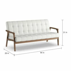 Top 10 ✔️ Carson Carrington Karkkila Mid-century White Faux Leather Sofa 🤩 -Carson Carrington Sales unnamed file 8164