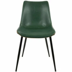 Budget 🎁 Carson Carrington Kantsjo Industrial Vintage Faux Leather Dining Chair (Set Of 2) Green 🛒 -Carson Carrington Sales unnamed file 819