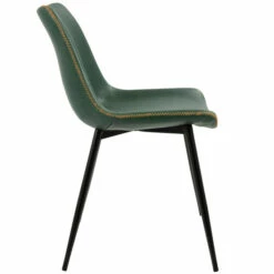 Budget 🎁 Carson Carrington Kantsjo Industrial Vintage Faux Leather Dining Chair (Set Of 2) Green 🛒 -Carson Carrington Sales unnamed file 821