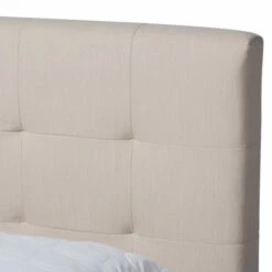 Brand new 🔥 Carson Carrington Uggyallen Mid-century Fabric Bed With 2 Nightstands Beige ⌛ 16 Brand new 🔥 Carson Carrington Uggyallen Mid-century Fabric Bed With 2 Nightstands Beige ⌛ -Carson Carrington Sales unnamed file 8213