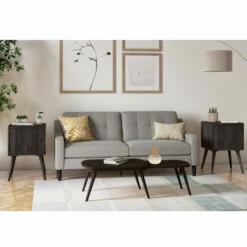 Cheap 😍 Carson Carrington Shorewood 3-piece Mid Century Modern Wood End Tables With Doors And Nesting Cocktail Table Natural 🛒 -Carson Carrington Sales unnamed file 8226