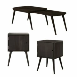 Cheap 😍 Carson Carrington Shorewood 3-piece Mid Century Modern Wood End Tables With Doors And Nesting Cocktail Table Natural 🛒 -Carson Carrington Sales unnamed file 8228