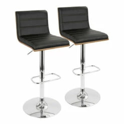 Brand new 👍 Carson Carrington Ljungby Adjustable Bar Stool (Set Of 2) Black 🥰
