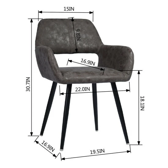 Wholesale ๐ Carson Carrington Ignesta Vintage Faux Leather Side Chair ๐ฅฐ 6 Wholesale ๐ Carson Carrington Ignesta Vintage Faux Leather Side Chair ๐ฅฐ - Image 4