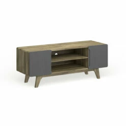 Flash Sale 🤩 Carson Carrington Espoo 47-inch TV Stand - 47 Inches Natural Gray 🎉
