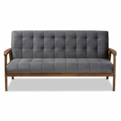 Buy 🥰 Carson Carrington Badarna Mid-century Modern Upholstered Sofa Blue 🤩 -Carson Carrington Sales unnamed file 8277