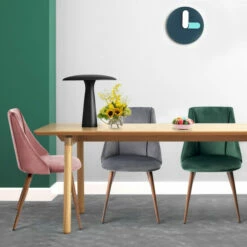 Discount ⌛ Carson Carrington Mid-Century Modern Velvet Dining Chair (Set Of 2) Yellow/espresso Leg 🔥 -Carson Carrington Sales unnamed file 834