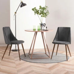 Discount ⌛ Carson Carrington Mid-Century Modern Velvet Dining Chair (Set Of 2) Yellow/espresso Leg 🔥 -Carson Carrington Sales unnamed file 835