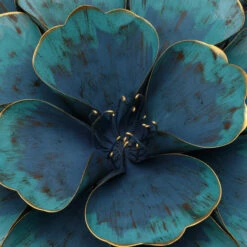 Wholesale 🧨 Carson Carrington Mjugg Teal Metal Flower Wall Art 🥰 -Carson Carrington Sales unnamed file 84