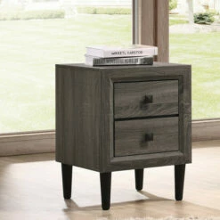 Discount 😍 Carson Carrington Kaalaslupa Contemporary 2-Drawer Nightstand White ✨ -Carson Carrington Sales unnamed file 8400