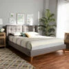 New ⌛ Carson Carrington Isberga Modern Upholstered Platform Bed Beige 😍 -Carson Carrington Sales unnamed file 8406