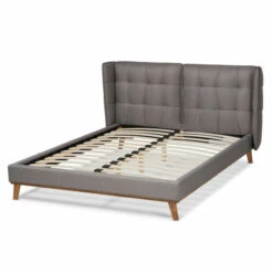 New ⌛ Carson Carrington Isberga Modern Upholstered Platform Bed Beige 😍 -Carson Carrington Sales unnamed file 8410