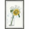 Flash Sale 🌟 Carson Carrington Handmade Sunflower In Glass Vase II Framed Print 🎉