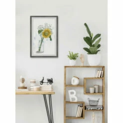 Flash Sale 🌟 Carson Carrington Handmade Sunflower In Glass Vase II Framed Print 🎉 -Carson Carrington Sales unnamed file 8428