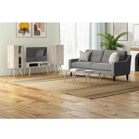 Budget ๐งจ Carson Carrington Shorewood 4-piece Mid Century Modern Wood Vertical Cabinets, Nesting Cocktail Table And TV Stand Natural ๐ฏ 9 Budget ๐งจ Carson Carrington Shorewood 4-piece Mid Century Modern Wood Vertical Cabinets, Nesting Cocktail Table And TV Stand Natural ๐ฏ - Image 7