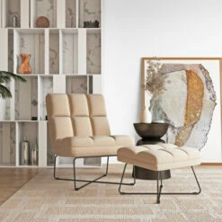 Flash Sale ✨ Carson Carrington Pama Modern Armless Chair And Ottoman Emerald Green 🤩 -Carson Carrington Sales unnamed file 8486