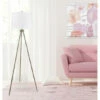 New ✔️ Carson Carrington Saerna 61.75-inch Plated Gold Floor Lamp Glossy White W/ Shade 🛒 -Carson Carrington Sales unnamed file 8501