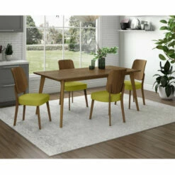 Deals ✨ Carson Carrington Dattolo 5-piece Rectangular Table And Armless Wood-back Dining Chairs Mustard Yellow 🎉 -Carson Carrington Sales unnamed file 8512